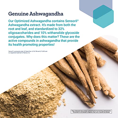Life Extenson Ashwagandha Extract Veg Capsules, 60-Count