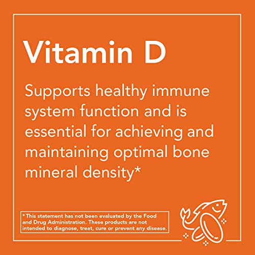 NOW Foods Supplements, Vitamin D-3 5,000 IU, High Potency, Structural Support, 240 Softgels