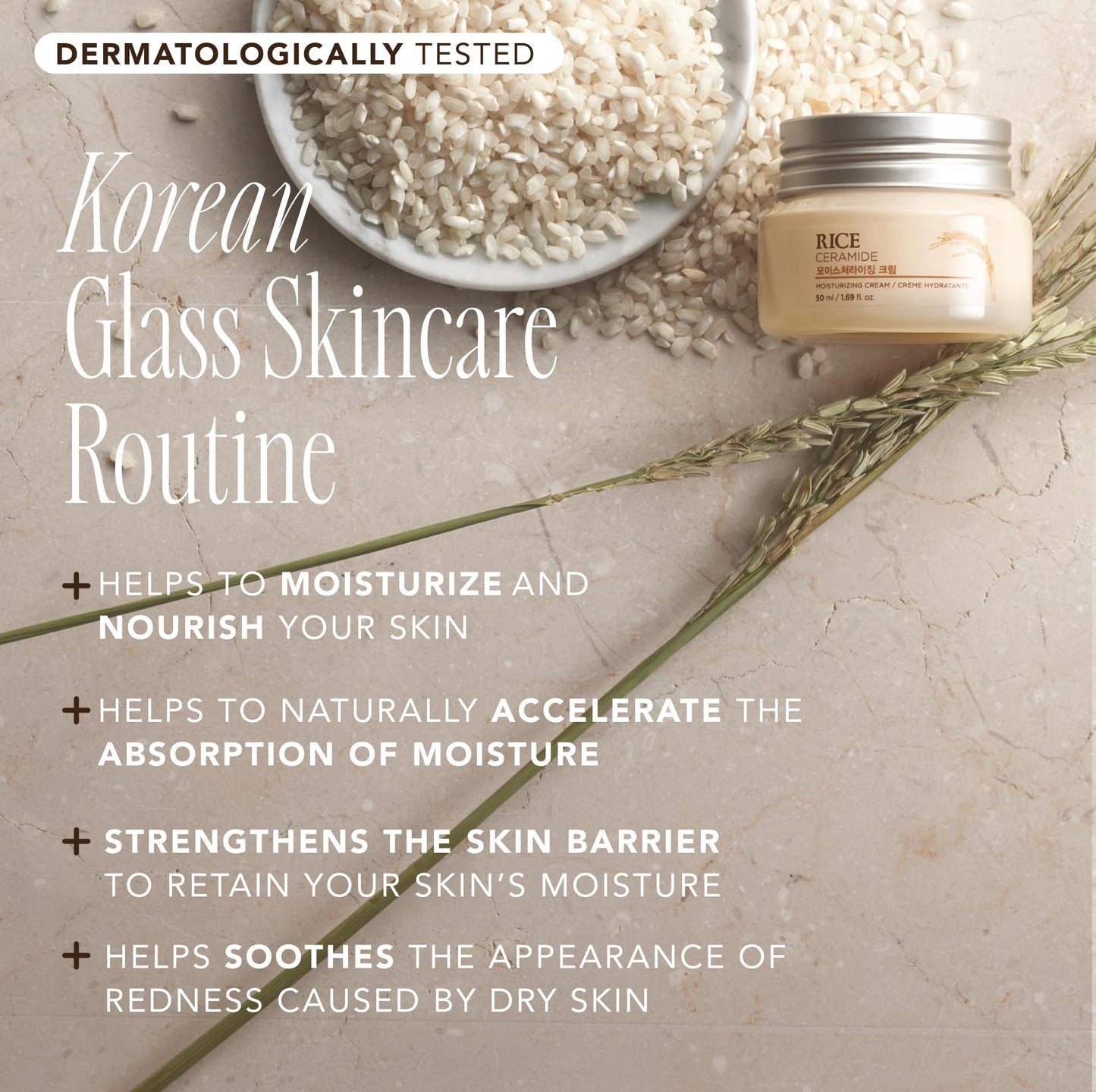The Face Shop Rice and Ceramide Moisturizing Cream,