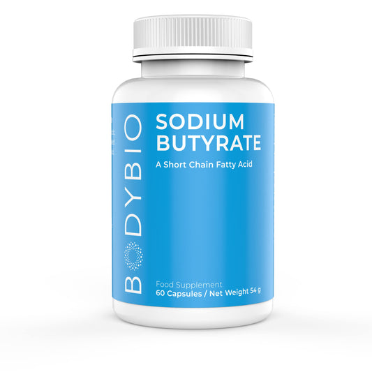 BodyBio Butyrate with Sodium - 60 Capsules