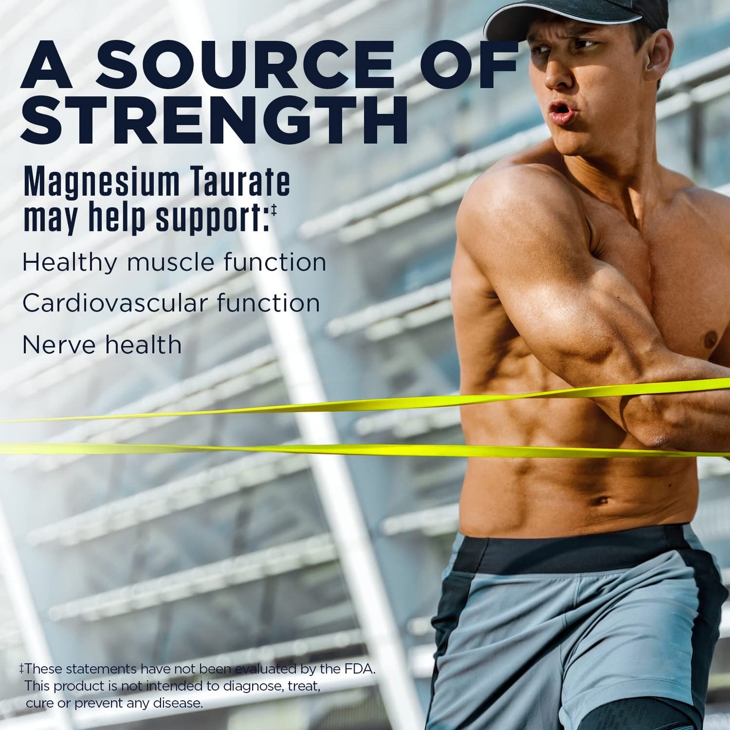 KAL® Magnesium Taurate Plus 400mg w/ Coenzyme B6 90 Tabs
