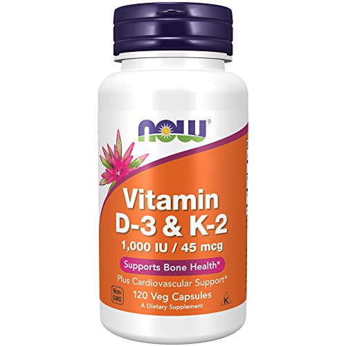 Supplements Vitamin D3 K2 1000 IU45 mcg Plus Cardiovascular Support Supports Bone Health Veg Capsules