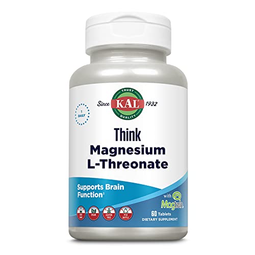 KAL Think Magnesium L-Threonate 2000 mg 60 Tablets