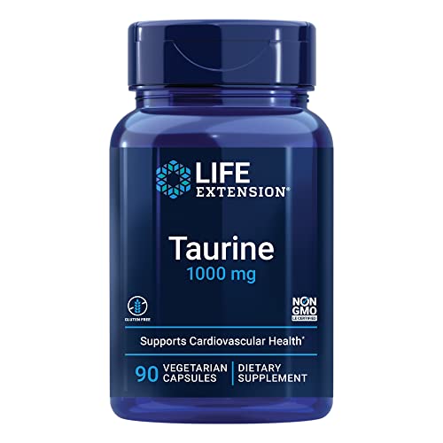 Life Extension Taurine 1000 Mg, 90 Vegetarian Capsules