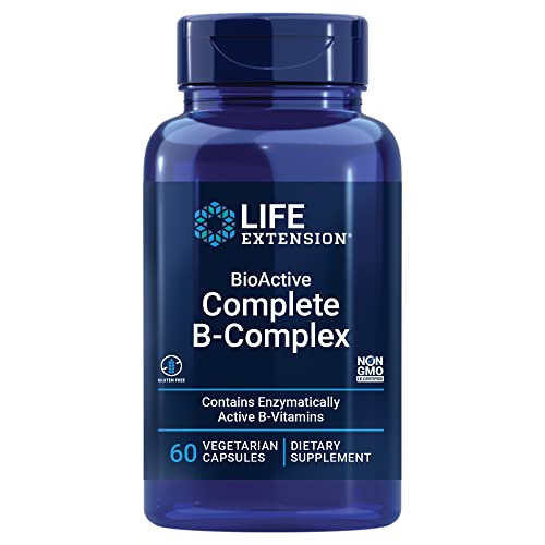 Life Extension Bio Active Complete B Complex 60 Veg Caps (Packaging May Vary)