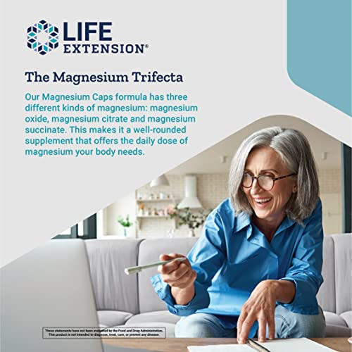 Life Extension Life Extension Magnesium 500 Mg 100 Vegetarian Capsules