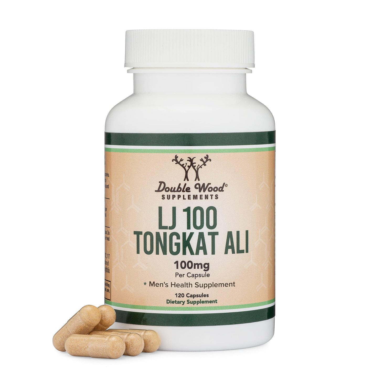 Tongkat Ali for Men (120 Capsules) by Double Wood Supplements