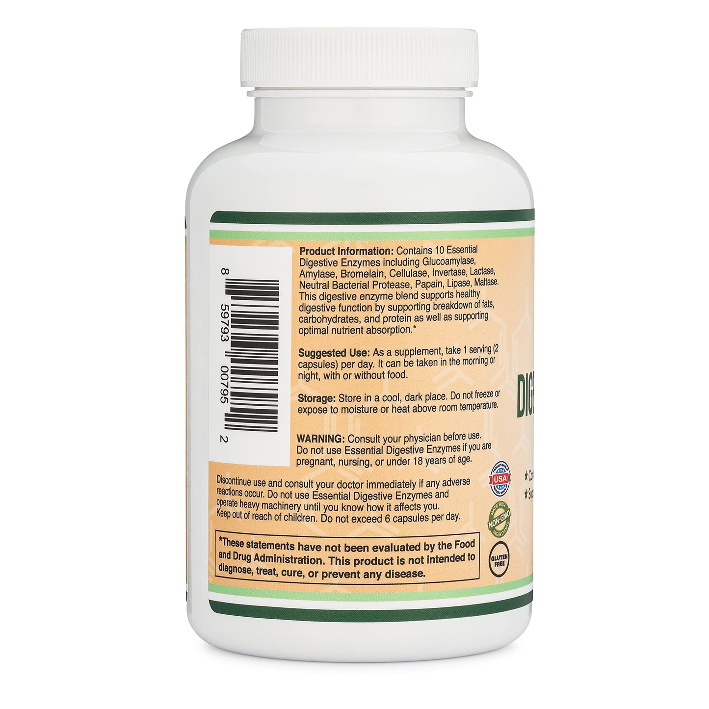 Digestive Enzymes - 800mg by Double Wood