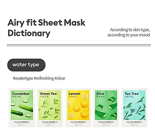 MISSHA Airy Fit Sheet Mask (12 Types)