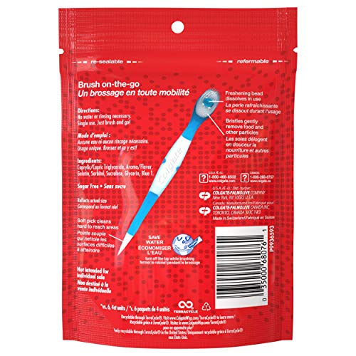 Colgate Max Fresh Wisp Disposable Mini Toothbrush