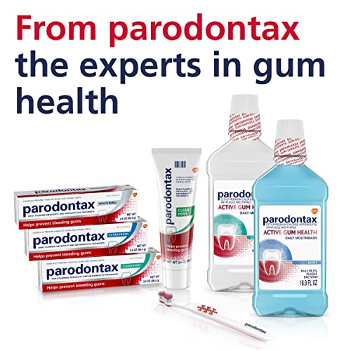 Parodontax Clean Mint Toothpaste for Bleeding Gums 3.4 Ounce